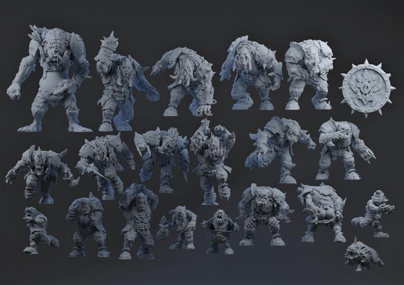 Fantasy Football Pig Iron Pummelers Orc team - COMPLETE TEAM BUNDLE