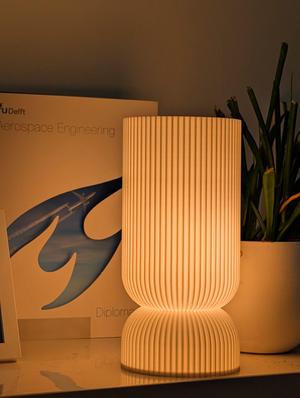 Minimalistic Corinthian Table Lamp #1