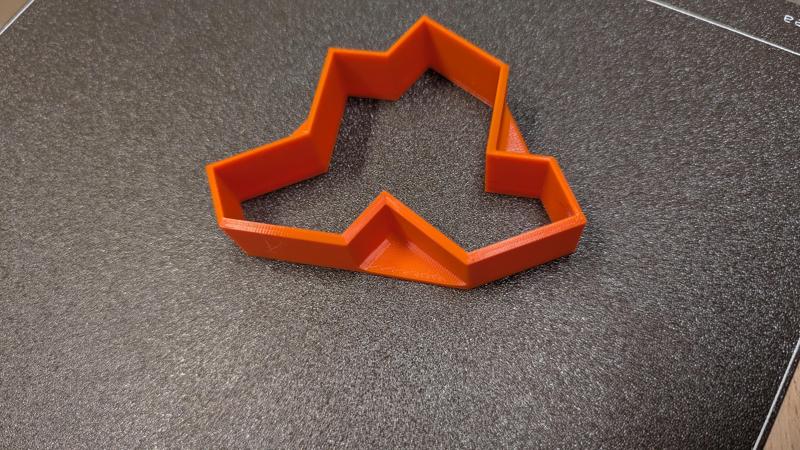 Cookie cutter for Einstein hat