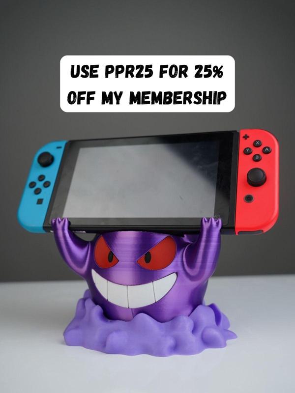 Gengar Nintendo Switch Holder