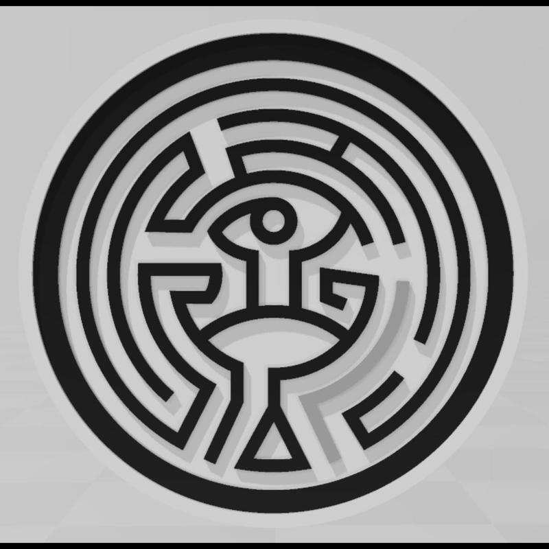 Westworld Maze Coaster STL File | Easy 3D Print | FREE