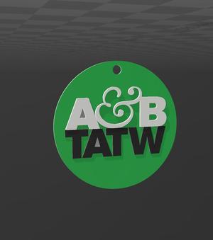 above & beyound trance around the world logo keychain