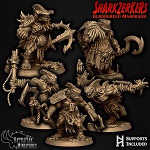 Sharkzerker Character Pack | Sharkzerkers