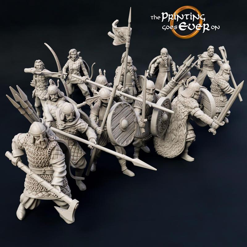 Modular Ridermercia Footmen - Presupported
