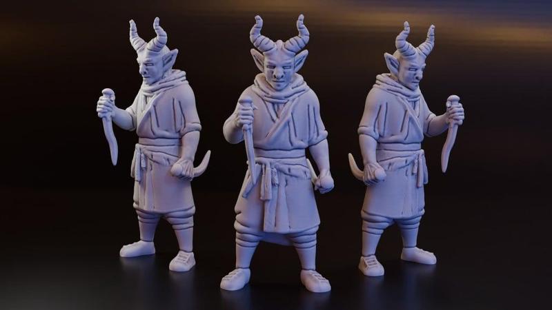 Tiefling Rogue (DND / TTRPG)
