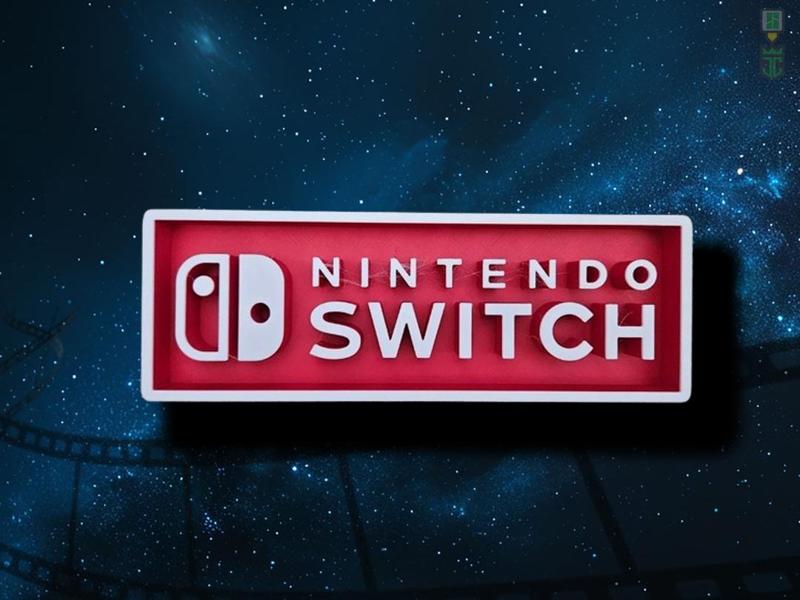 Nintendo Switch Cinema Film Room Sign Box