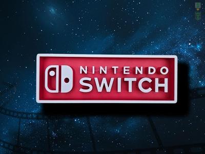 Nintendo Switch Cinema Film Room Sign Box