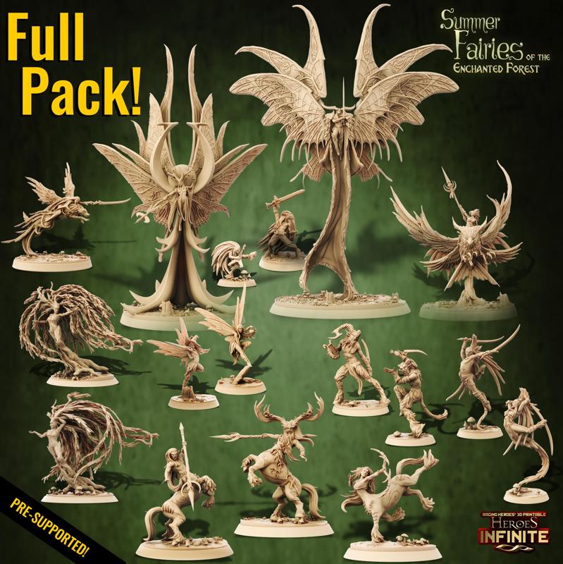 FULL 'MEGA' PACK Summer Fairies Of the Enchanted Forest