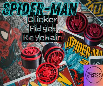 Spider-man Clicker Fidget and Keychain