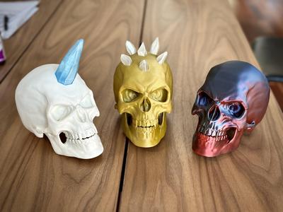 Articulated Skulls Print-in-Place