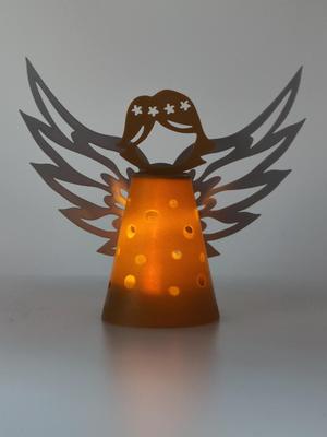 Christmas Angel Tealight Lantern