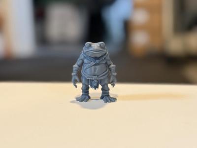 DnD Miniature Frog Man