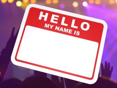Blank Name Tag