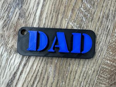 Dad Name Tag