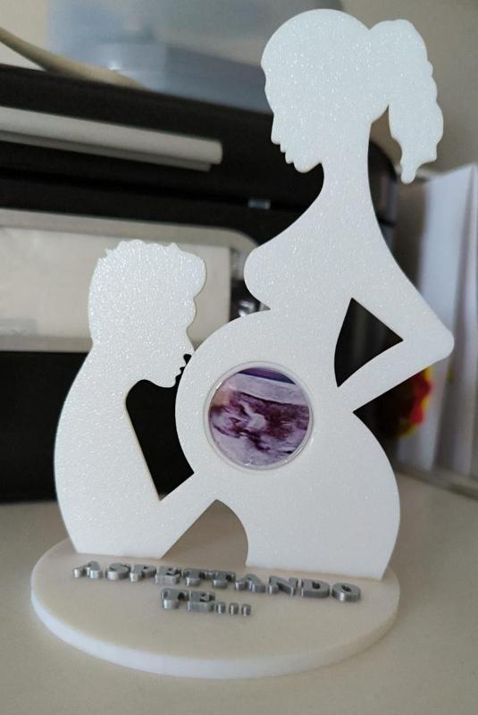 Ultrasound frame with Photo andCustomizable Phrase