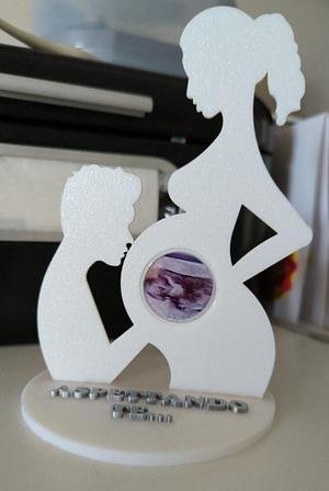Ultrasound frame with Photo andCustomizable Phrase