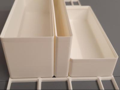 Gridfinity Simple Bin, half grid - all sizes