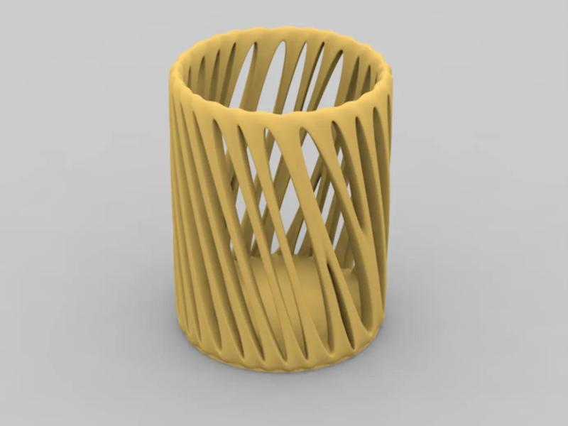 Hollow Pen Holder/No Supports/Print-in-Place