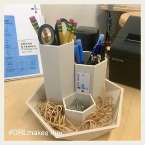 Hexagon Desk Organizer