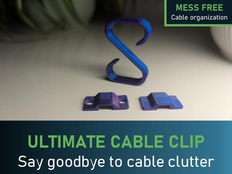 ULTIMATE CABLE CLIP - incl. mounting options