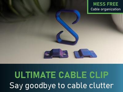 ULTIMATE CABLE CLIP - incl. mounting options