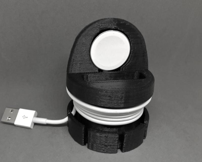 Apple Watch Travel Charging Stand and Cord Organizer