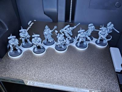 Warhammer 40k Squad movement tray 10x32mm style 1