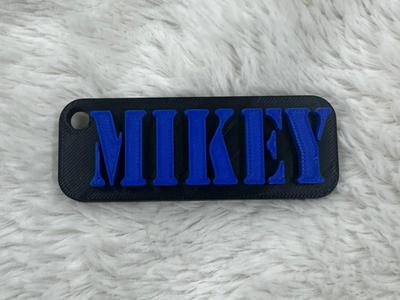 Mikey Name Tag