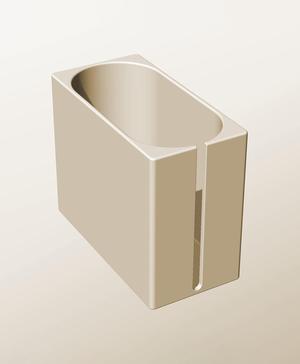 CX96-170-SS Stacking slotted module bin for modern home decor