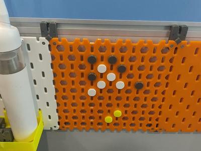 Lightweight Hollow IKEA Skadis Pegboard, Playable