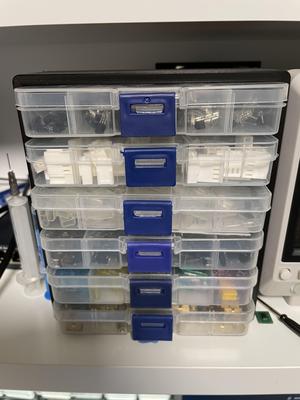 Rack for Plastic Storage Boxes