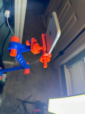 swivel phone attachment for flexible & sturdy phone arm (100% Printed)