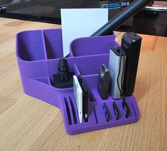 Desk Organizer USB MicroSD SD