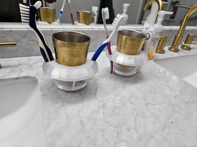 Toothbrush and Cup holders