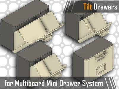 Tilt Drawers for MB Mini Drawer system