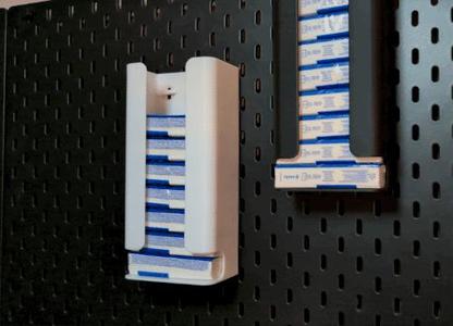 Tissue dispenser for Skadis (T-Clip)