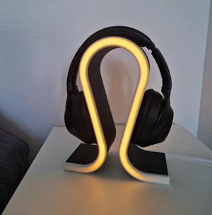 Headphone holder and Night Lamp 