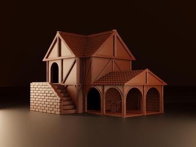 Fantasy Blacksmith - DND and wargaming terrain