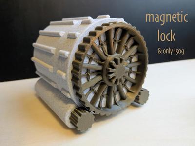 Vault with Magnetic Lock
