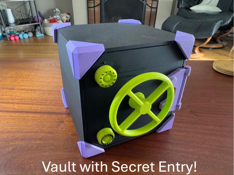 Vault with Secret Entry!