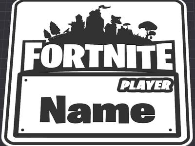Fortnite Plaque