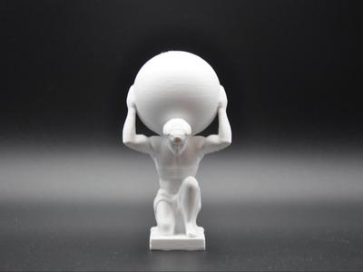 Minimalist Atlas Statue