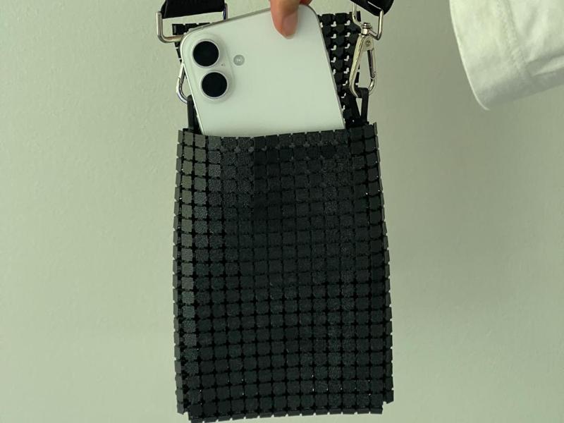 One-Piece Printed Fabric Phone Handbag