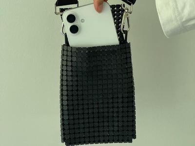 One-Piece Printed Fabric Phone Handbag