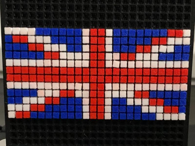 Union Jack Pixel Puzzle