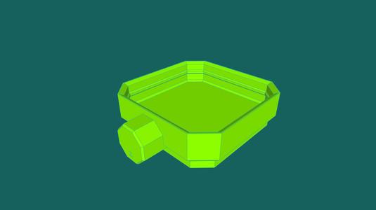 Remix of 1x1x0·25, Push Fit, No Base Holes, No Divide