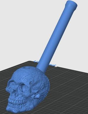 Celtic Skull Bong