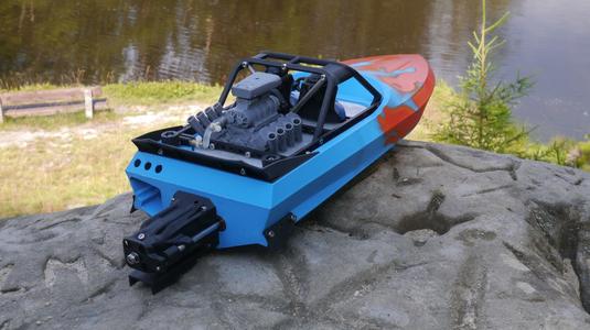M-Jet Supersprint - 3D Printable RC Jetboat Model