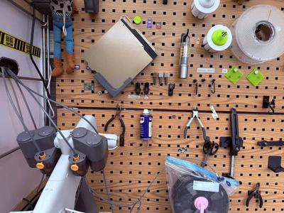 A1 mini Build Plate Caddy for IKEA and pegboard, no supports, no glue required!