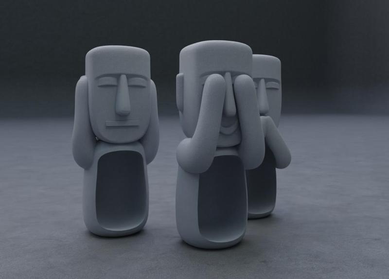 Mesh Mayhem Hear No Evil Tea Light Holder